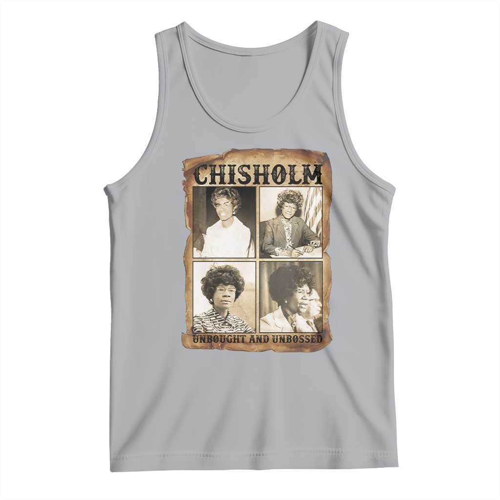 Vintage Shirley Chisholm Unbought And Unbossed Tank Top Womens History Month