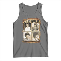 Vintage Shirley Chisholm Unbought And Unbossed Tank Top Womens History Month