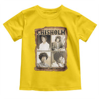 Vintage Shirley Chisholm Unbought And Unbossed Toddler T Shirt Womens History Month