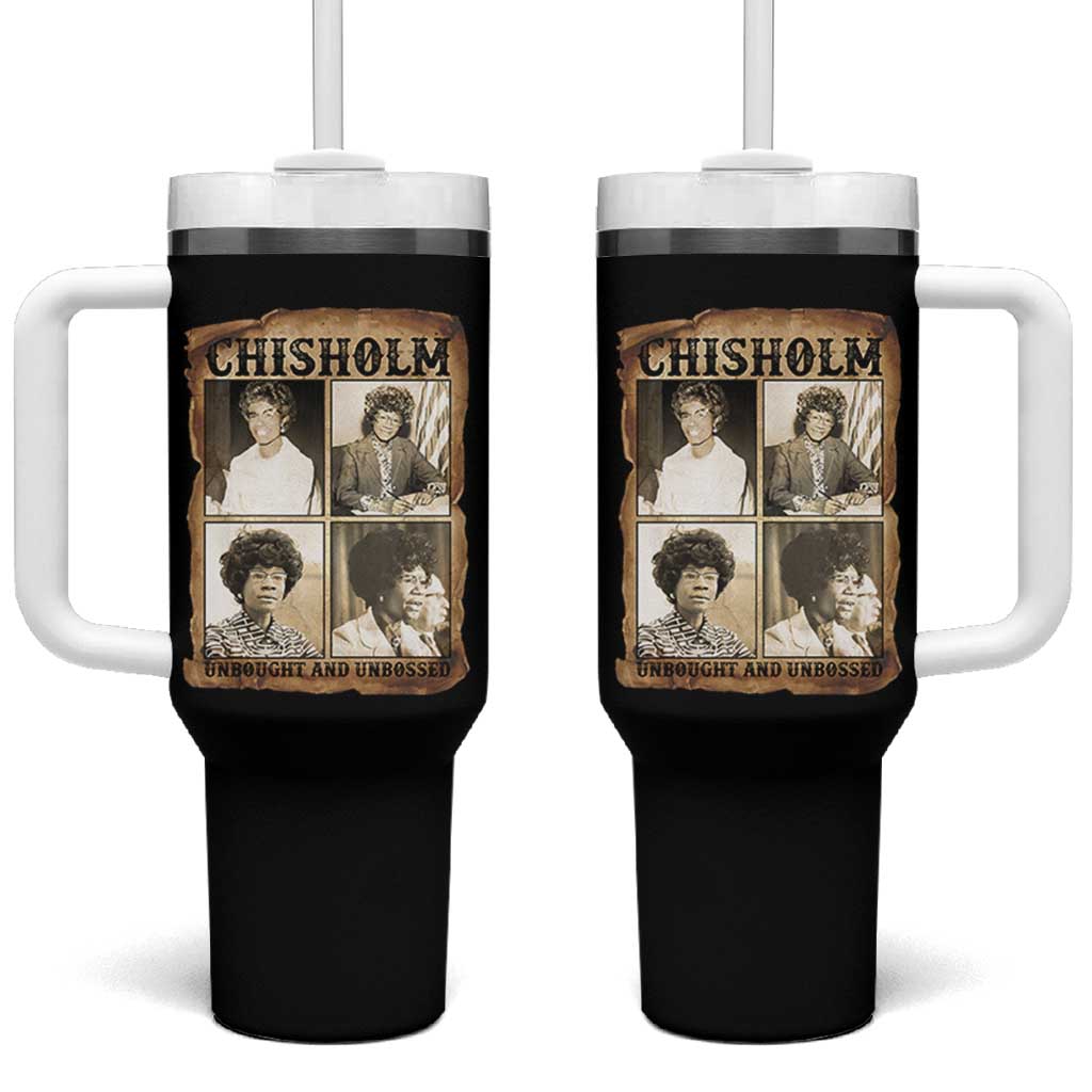 Vintage Shirley Chisholm Unbought And Unbossed Tumbler With Handle Womens History Month