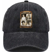 Vintage Shirley Chisholm Unbought And Unbossed Washed Cotton Baseball Cap Womens History Month