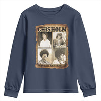 Vintage Shirley Chisholm Unbought And Unbossed Youth Sweatshirt Womens History Month