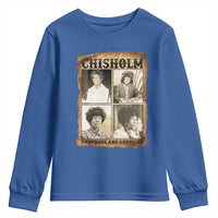 Vintage Shirley Chisholm Unbought And Unbossed Youth Sweatshirt Womens History Month