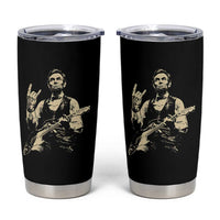 Rock And Roll Abraham Lincoln Playing Guitar Tumbler Cup Vintage Patriotic Music Gift