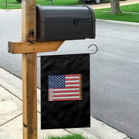 Pencil Stripes USA Flag Garden Flag Proud American Teacher Graduation Gift