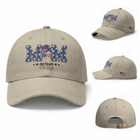 Patriotic Mothers Day Gift Baseball Cap USA 250 Years Celebration