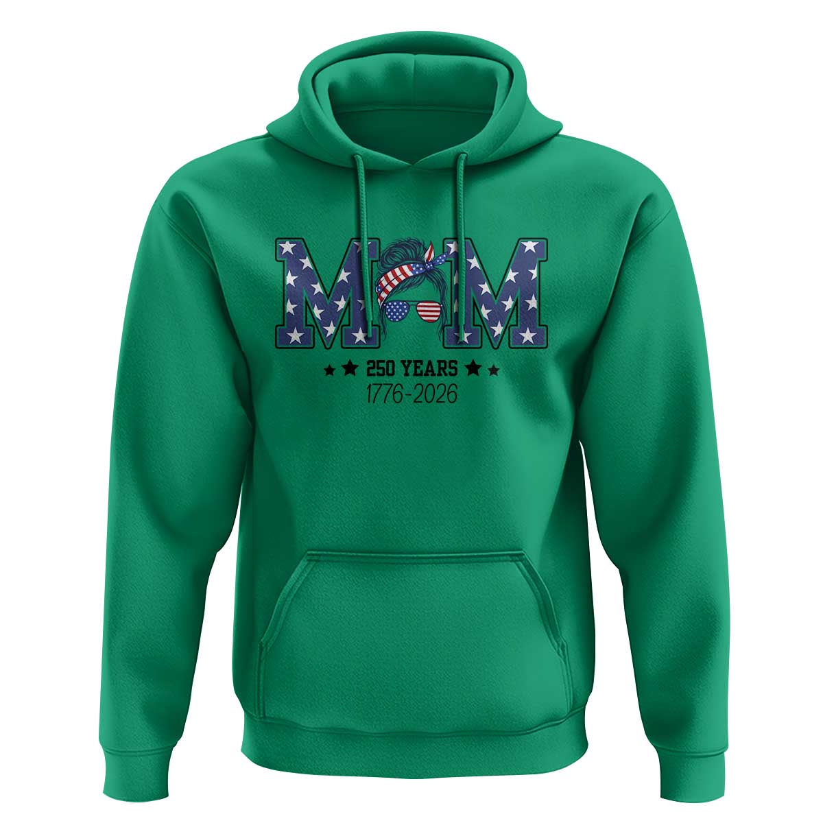 Patriotic Mothers Day Gift Hoodie USA 250 Years Celebration