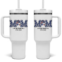 Patriotic Mothers Day Gift Tumbler With Handle USA 250 Years Celebration