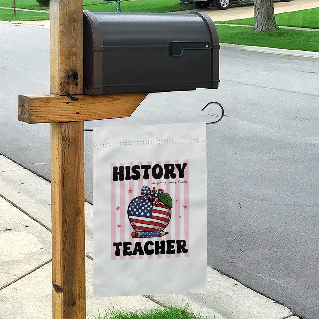 Inspiring Young Minds Teacher Garden Flag 250th Anniversary Educator Gift