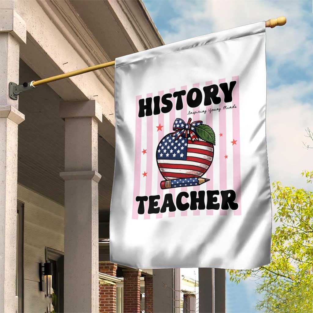 Inspiring Young Minds Teacher Garden Flag 250th Anniversary Educator Gift