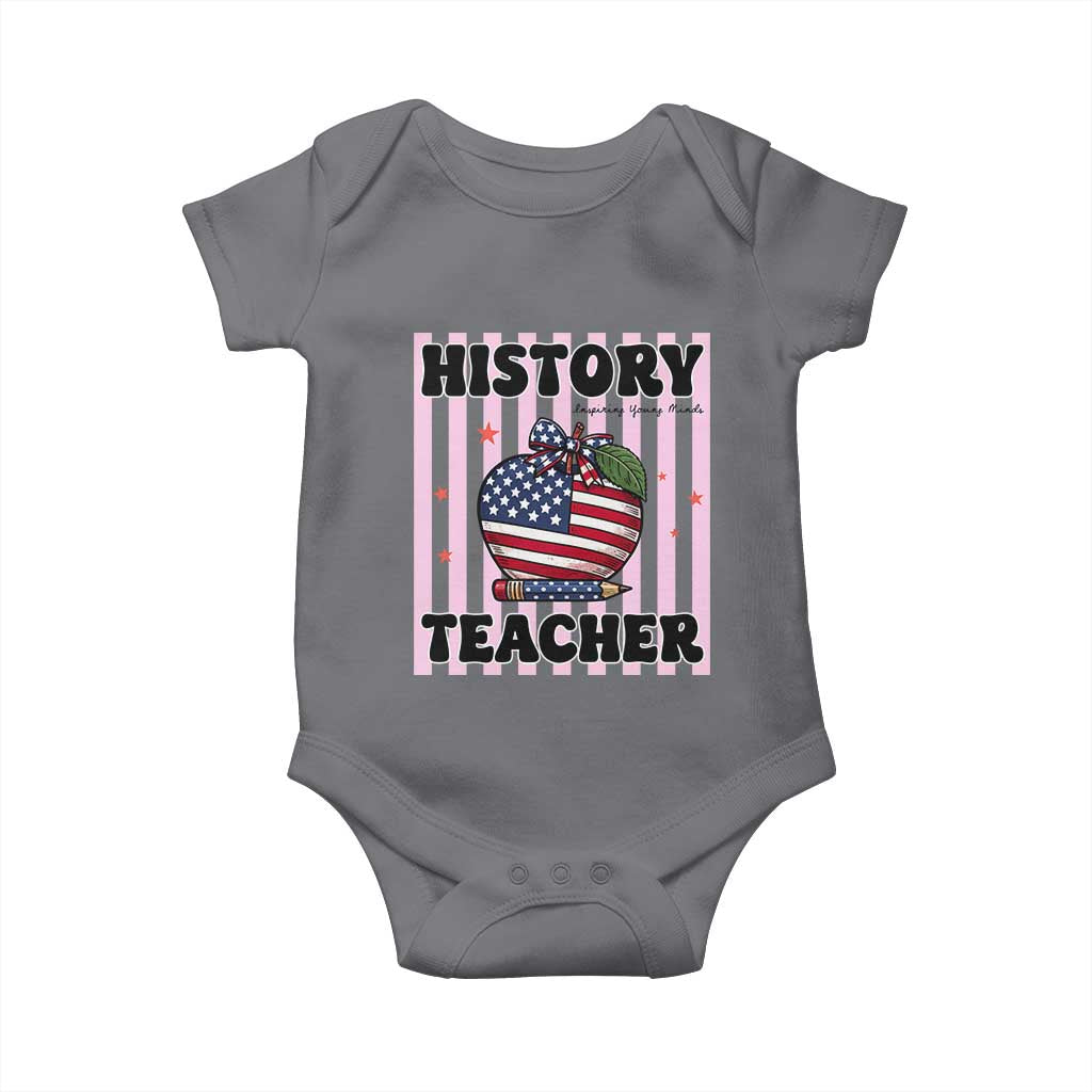 Inspiring Young Minds Teacher Baby Onesie 250th Anniversary Educator Gift