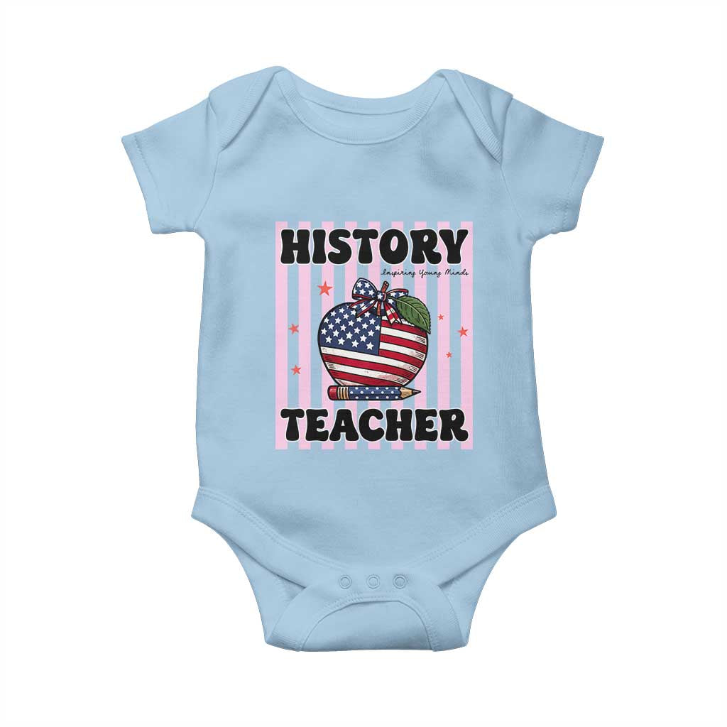 Inspiring Young Minds Teacher Baby Onesie 250th Anniversary Educator Gift