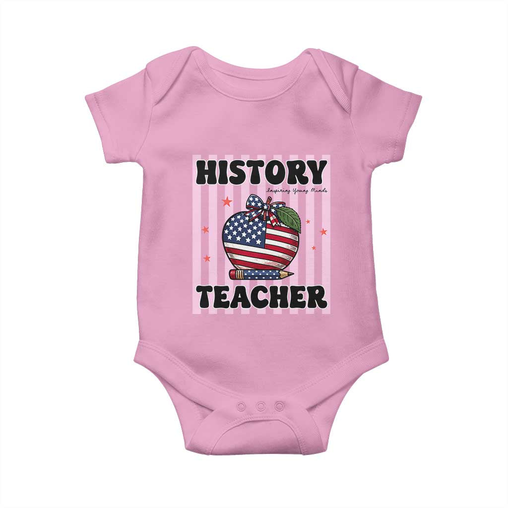 Inspiring Young Minds Teacher Baby Onesie 250th Anniversary Educator Gift