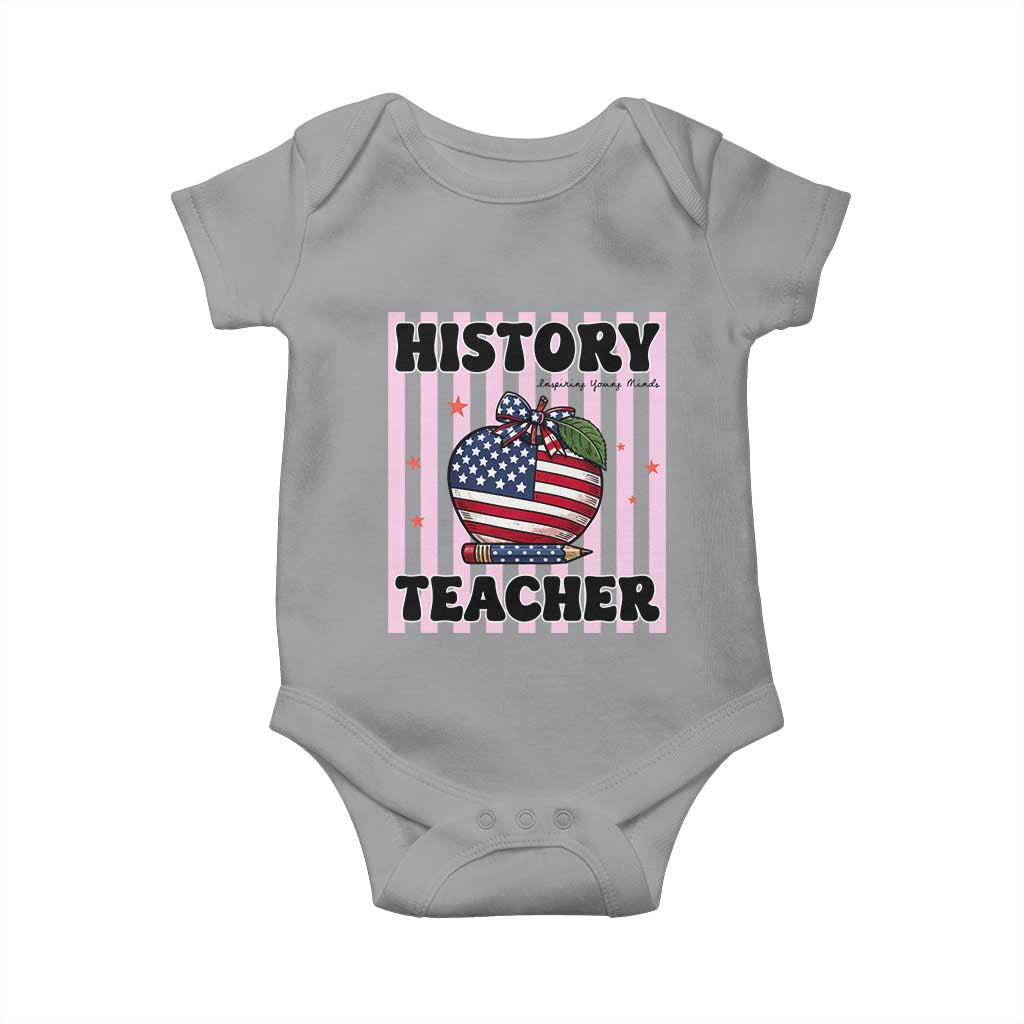 Inspiring Young Minds Teacher Baby Onesie 250th Anniversary Educator Gift