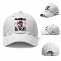 Inspiring Young Minds Teacher Baseball Cap America 250th Anniversary Gift