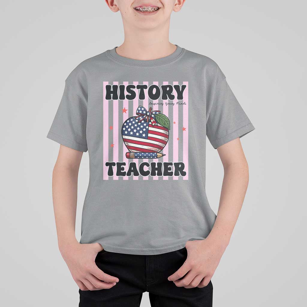 Inspiring Young Minds Teacher T Shirt For Kid 250th Anniversary Educator Gift