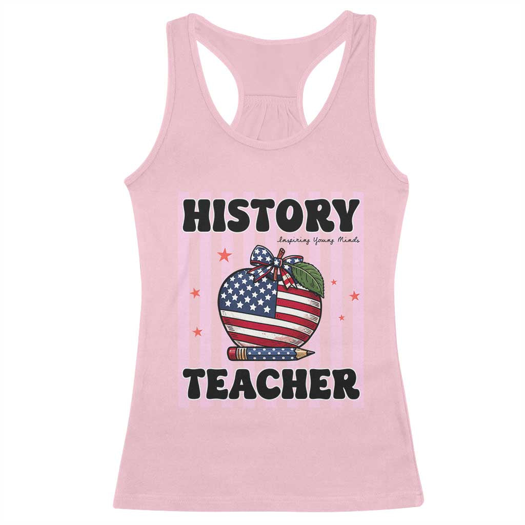 Inspiring Young Minds Teacher Racerback Tank Top 250th Anniversary Educator Gift