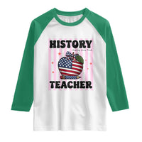 Inspiring Young Minds Teacher Raglan Shirt 250th Anniversary Educator Gift