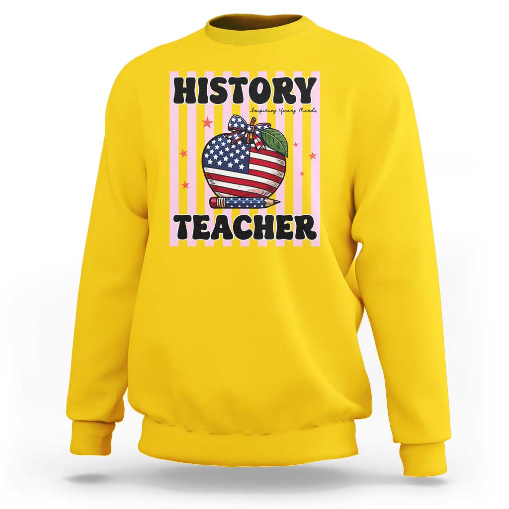 Inspiring Young Minds Teacher Sweatshirt 250th Anniversary Educator Gift