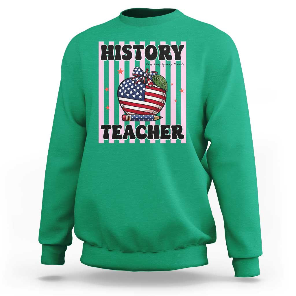 Inspiring Young Minds Teacher Sweatshirt 250th Anniversary Educator Gift