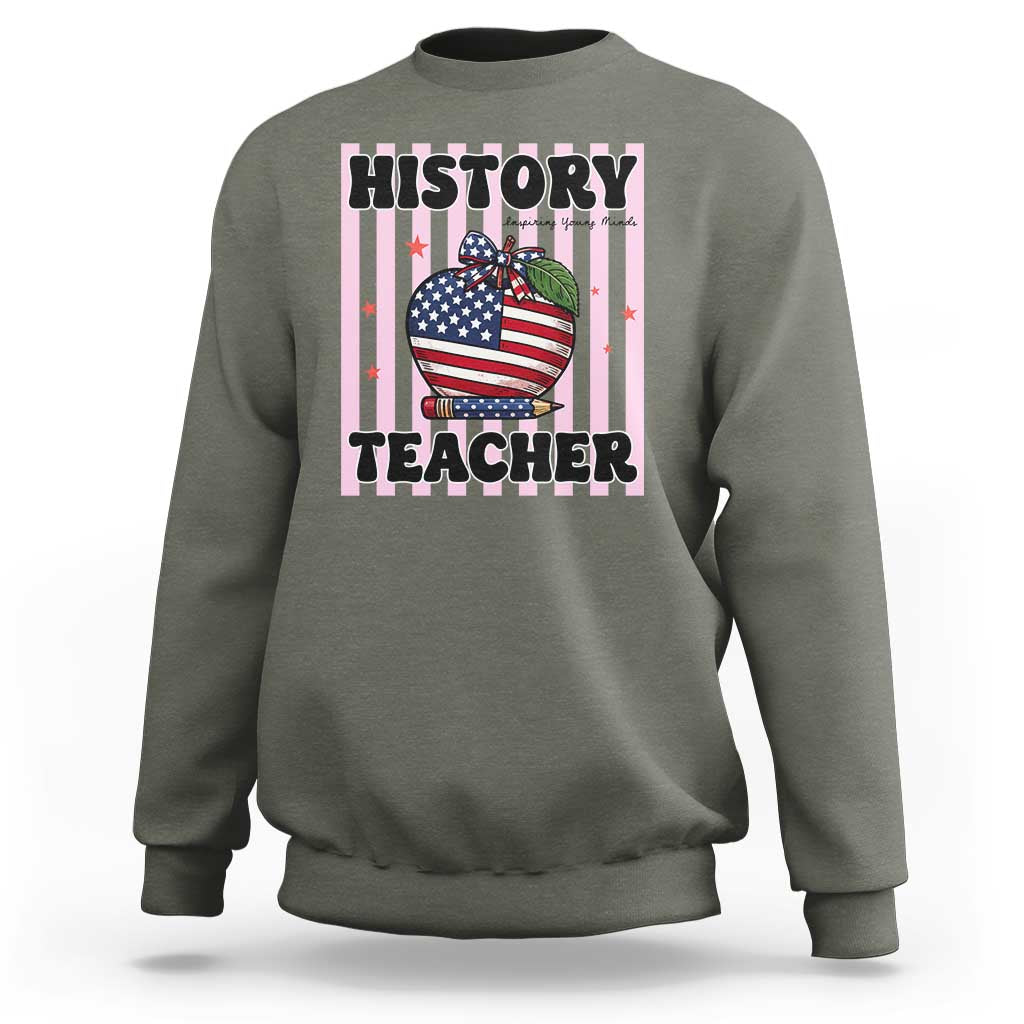 Inspiring Young Minds Teacher Sweatshirt 250th Anniversary Educator Gift