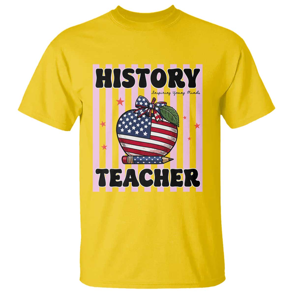 Inspiring Young Minds Teacher T Shirt 250th Anniversary Educator Gift
