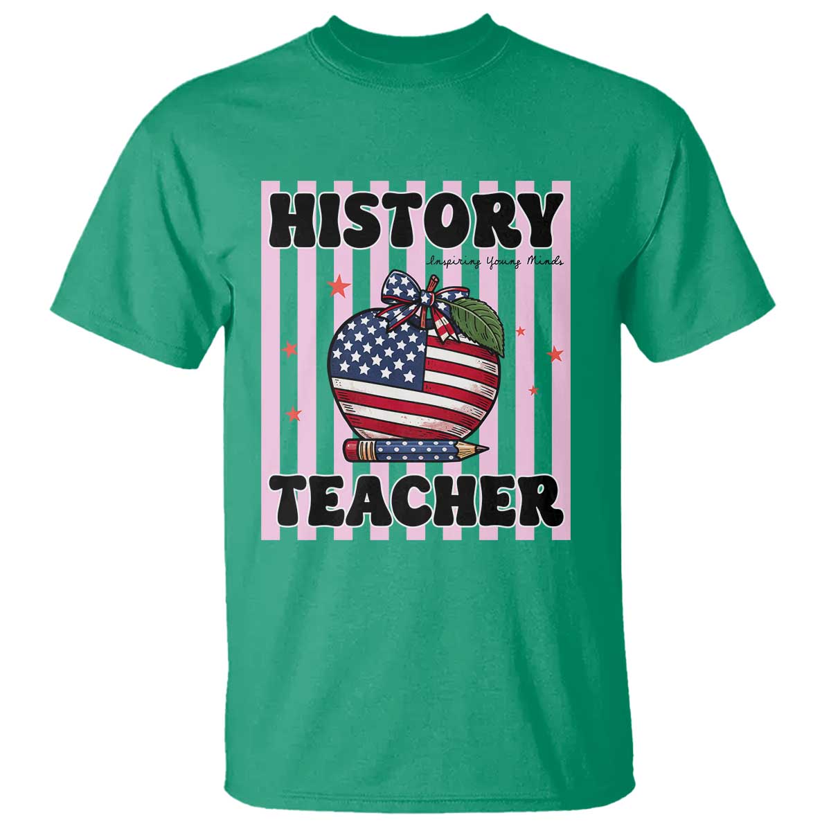Inspiring Young Minds Teacher T Shirt 250th Anniversary Educator Gift