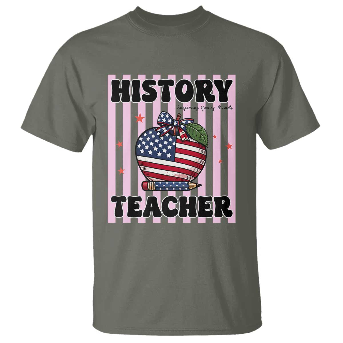 Inspiring Young Minds Teacher T Shirt 250th Anniversary Educator Gift
