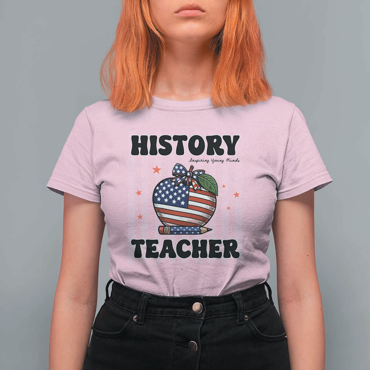 Inspiring Young Minds Teacher T Shirt For Women America 250th Anniversary Gift