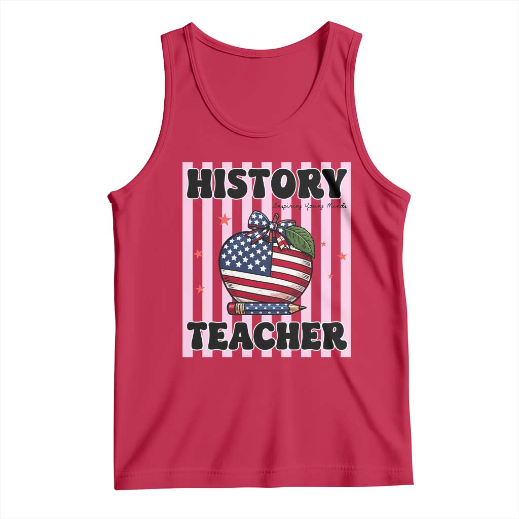 Inspiring Young Minds Teacher Tank Top 250th Anniversary Educator Gift