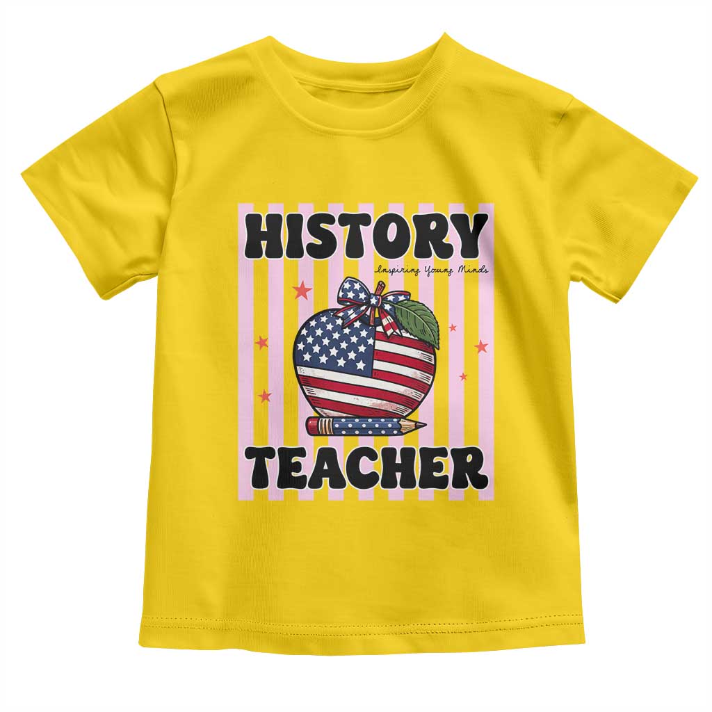 Inspiring Young Minds Teacher Toddler T Shirt 250th Anniversary Educator Gift