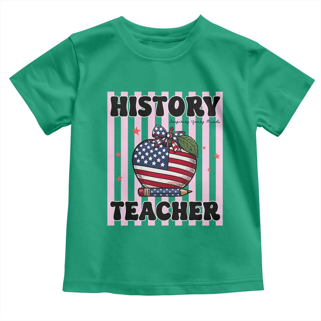 Inspiring Young Minds Teacher Toddler T Shirt 250th Anniversary Educator Gift