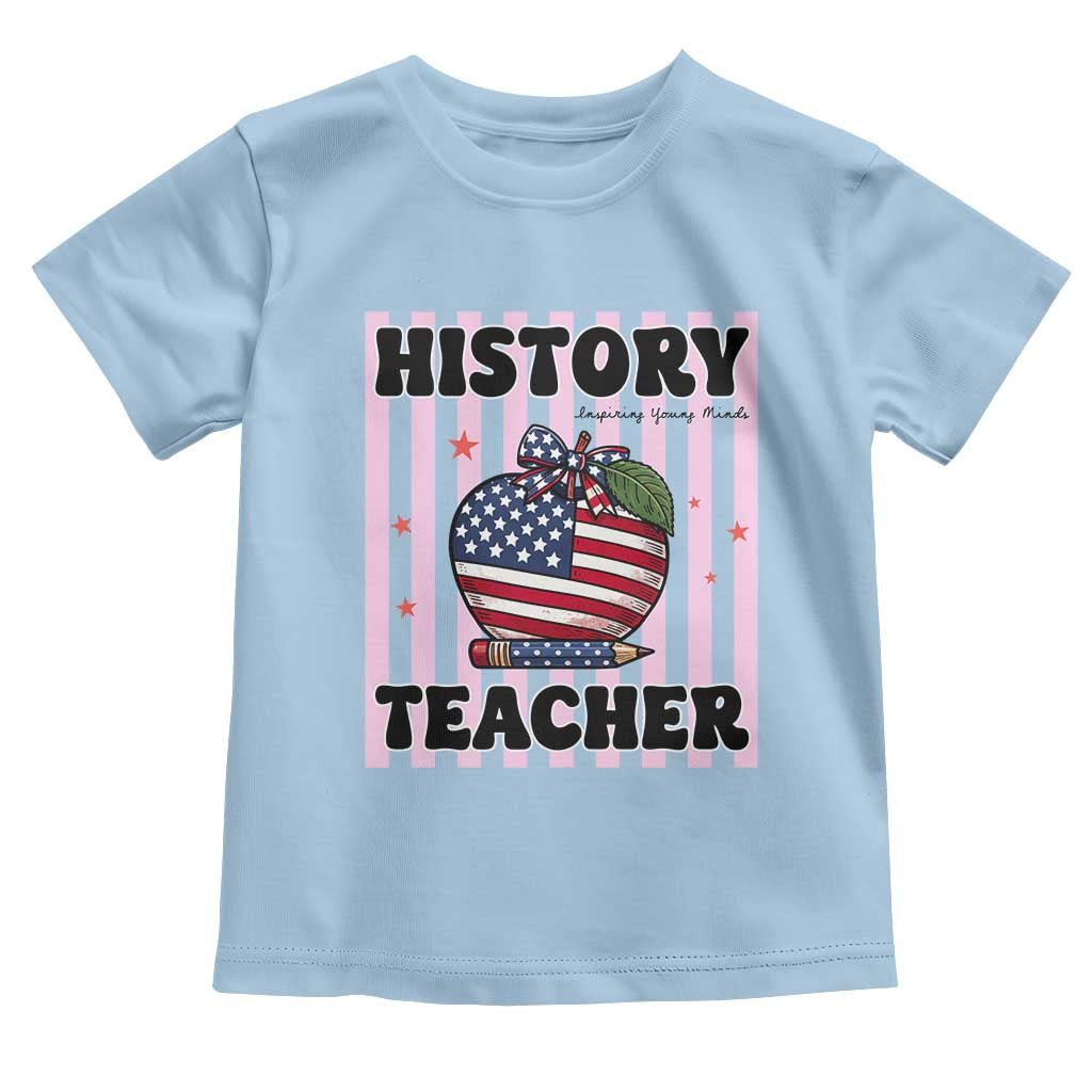 Inspiring Young Minds Teacher Toddler T Shirt 250th Anniversary Educator Gift