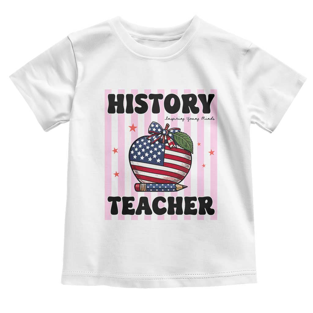 Inspiring Young Minds Teacher Toddler T Shirt 250th Anniversary Educator Gift