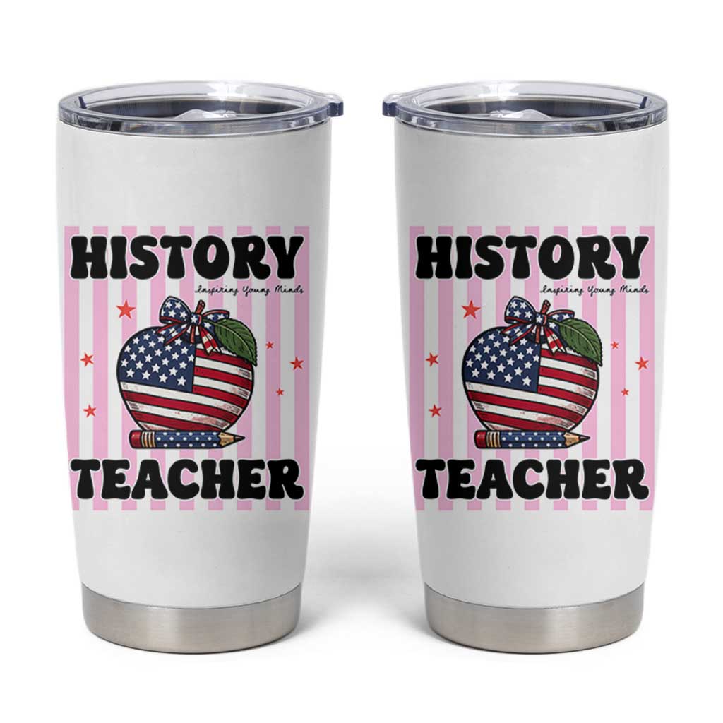 Inspiring Young Minds Teacher Tumbler Cup 250th Anniversary Educator Gift