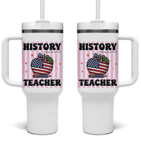 Inspiring Young Minds Teacher Tumbler With Handle 250th Anniversary Educator Gift