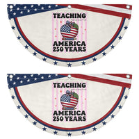 Inspiring Young Minds Teacher Patriotic Fan Flag USA 250th Anniversary Gift