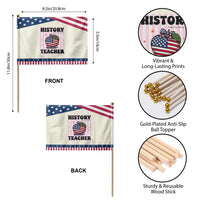 Inspiring Young Minds Teacher Patriotic Handheld Flag 250th Anniversary Educator Gift