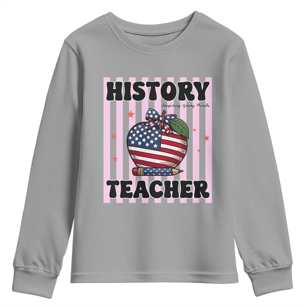 Inspiring Young Minds Teacher Youth Sweatshirt 250th Anniversary Educator Gift