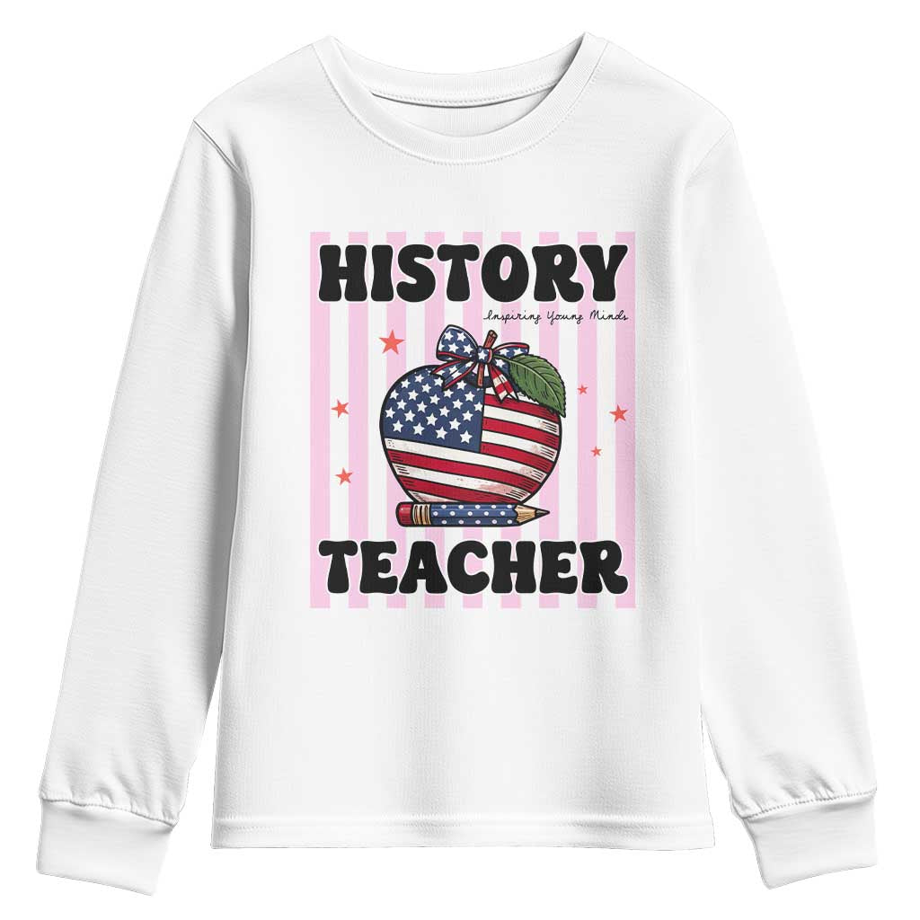 Inspiring Young Minds Teacher Youth Sweatshirt 250th Anniversary Educator Gift