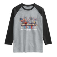 250 Years Shaping America Educator Raglan Shirt America 250th Anniversary