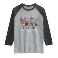 250 Years Shaping America Educator Raglan Shirt America 250th Anniversary