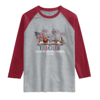 250 Years Shaping America Educator Raglan Shirt America 250th Anniversary