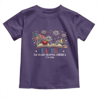 250 Years Shaping America Educator Toddler T Shirt America 250th Anniversary