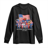 250 Years Shaping America Anniversary Long Sleeve Shirt Proud Educator Gift