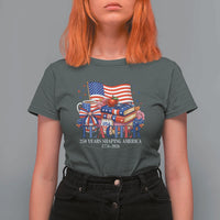 250 Years Shaping America Anniversary T Shirt For Women Proud Educator Gift