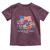 250 Years Shaping America Anniversary Toddler T Shirt Proud Educator Gift