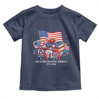 250 Years Shaping America Anniversary Toddler T Shirt Proud Educator Gift