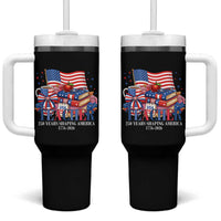 250 Years Shaping America Anniversary Tumbler With Handle Proud Educator Gift