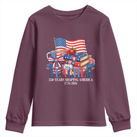 250 Years Shaping America Anniversary Youth Sweatshirt Proud Educator Gift